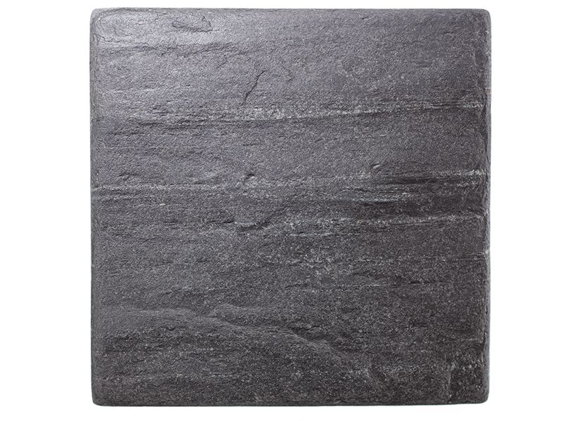Limesstone-Trittplatte, getrommelt, sichelförmig